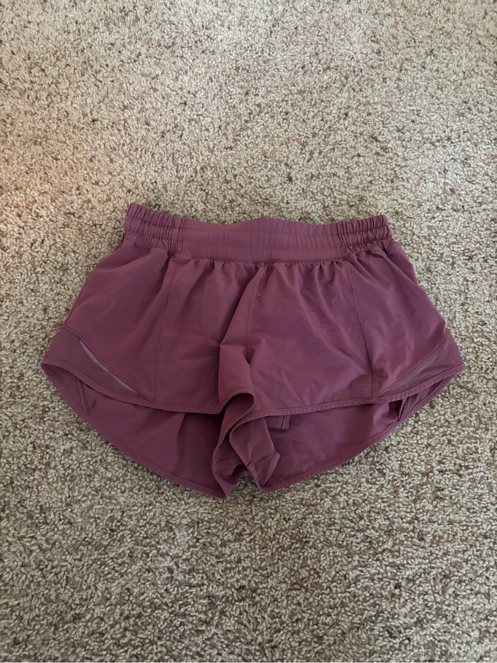lululemon athletica Women's Layered Athletic Shorts in Mauve